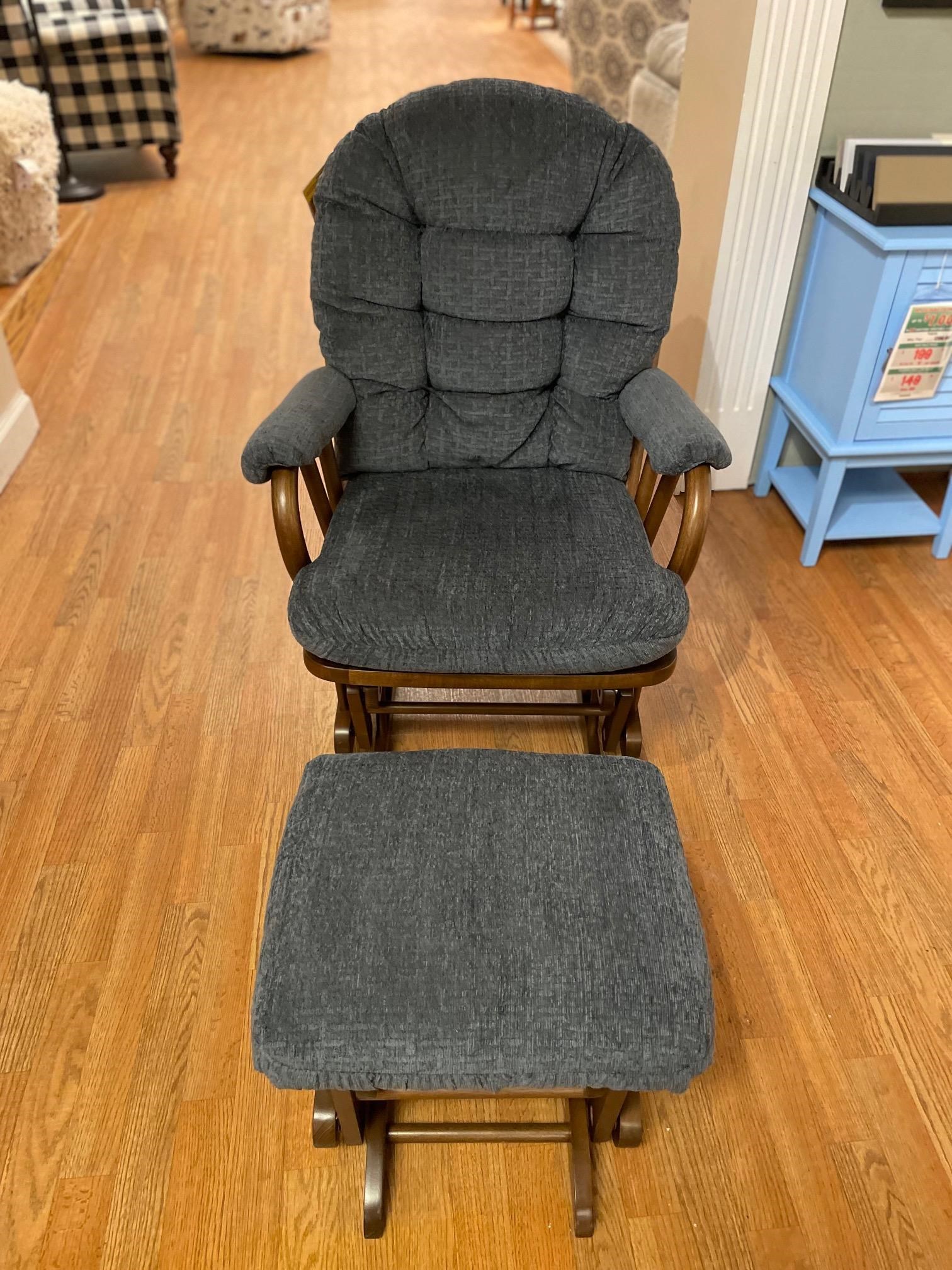 Oversized glider rocker clearance with ottoman